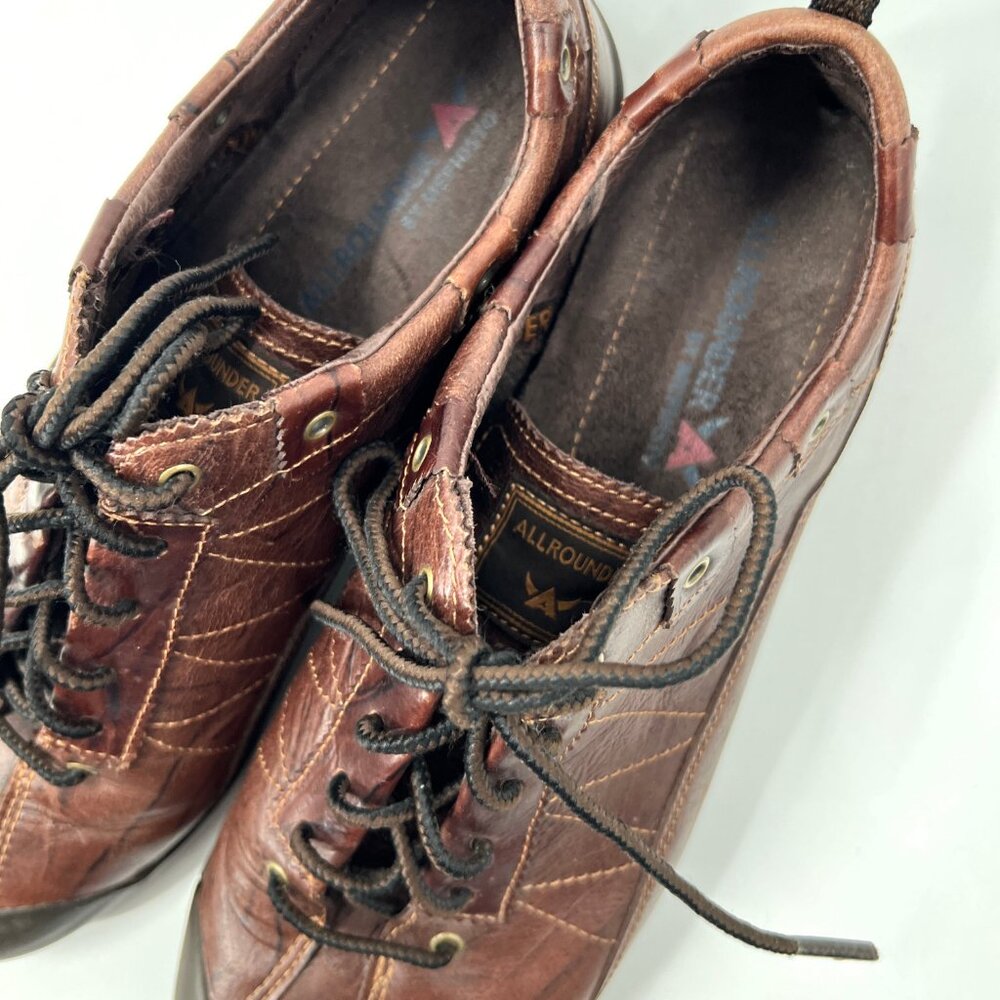 Mephisto Allrounder Leather Lace Up Sneaker Shoes - Picture 4 of 6